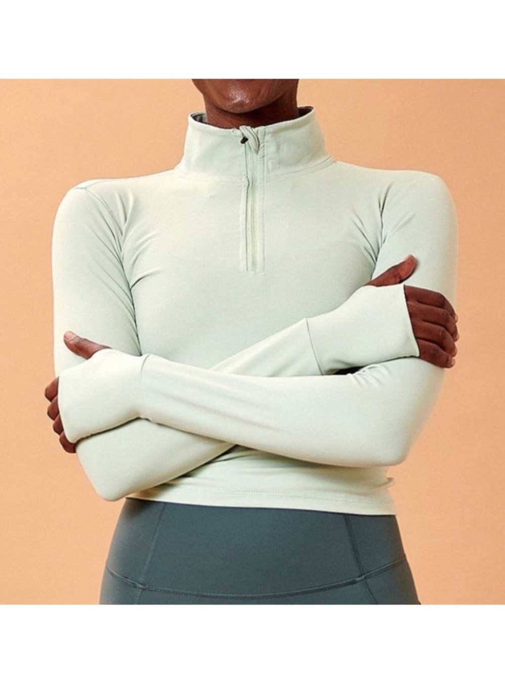 Paragon Mint Green Sedona Half-Zip Active Jacket